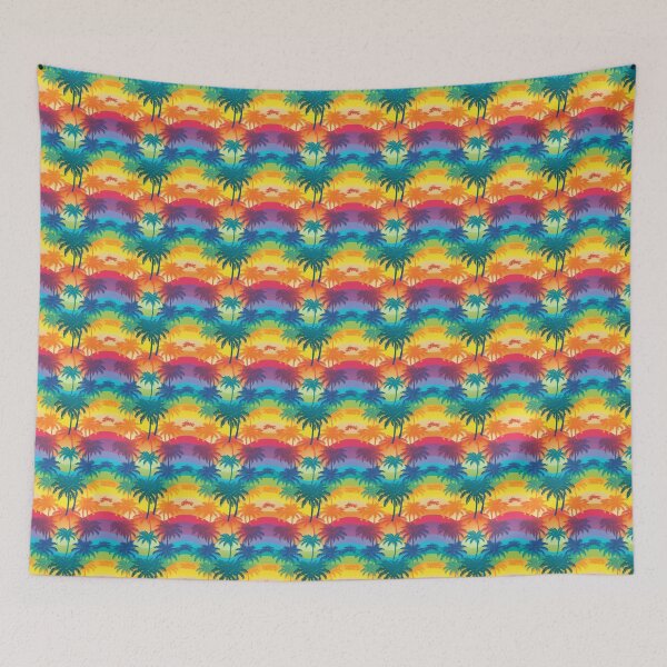 Item preview, Polychrome Palms designed and sold by alohaaina.