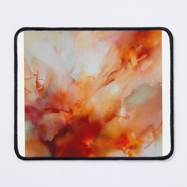 Item preview, Inky Orange Abstract designed and sold by Bold-Splash.