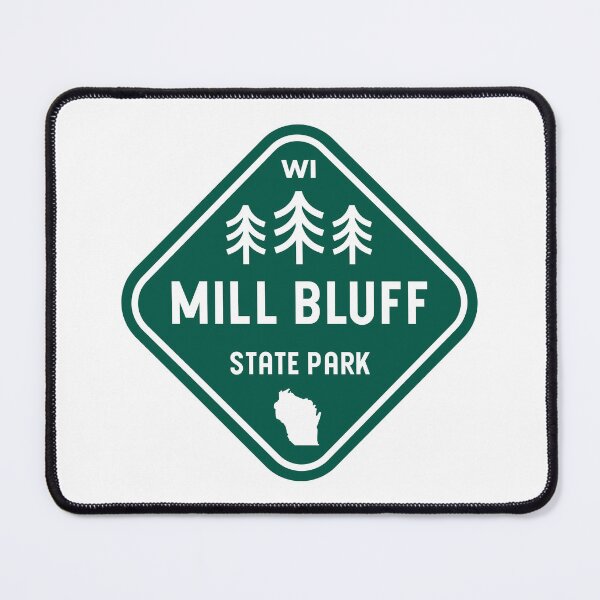 Item preview, Mill Bluff State Park Wisconsin designed and sold by bivenart.