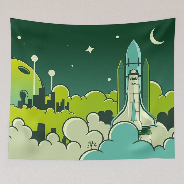 Item preview, Space rocket designed and sold by Alsiq Creativeart.