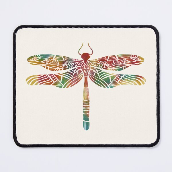 Item preview, Dragonfly in rainbow colors designed and sold by LaCollineStudio.