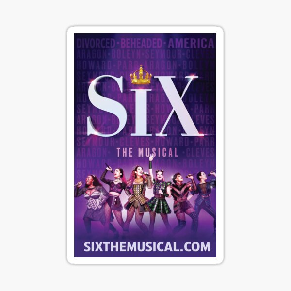 Aperçu de l'œuvre Six l'affiche musicale créée et vendue par Krahdad.