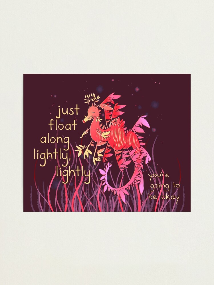 Alternate view of "Just Float Along Lightly" Sea Dragon Photographic Print