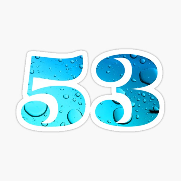 Vista previa del artículo con la obra «número 53», diseñado y vendido por NumbersFort.