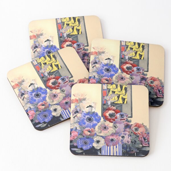 Item preview, Charles Rennie Mackintosh  Still Life Of Anemones designed and sold by NouveauEra.