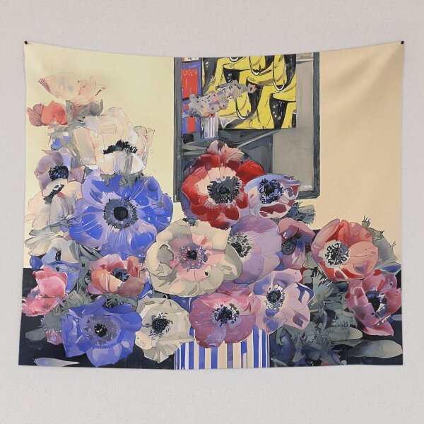 Item preview, Charles Rennie Mackintosh  Still Life Of Anemones designed and sold by NouveauEra.