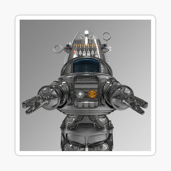 Robby the Robot Forbidden Planet Sticker – Mugged NYC