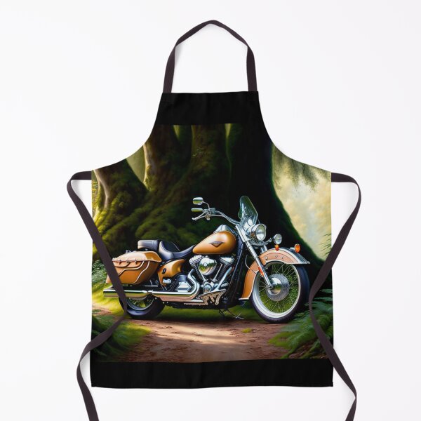 Item preview, Large Cruiser Motorbike in a Forest Setting designed and sold by KALEIDOSCOPE UK.