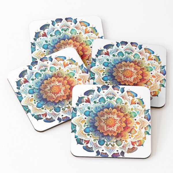 Item preview, A Boho Mandala in Earthy tones: Sacred Space Mandalas Collection designed and sold by GVRDesign.