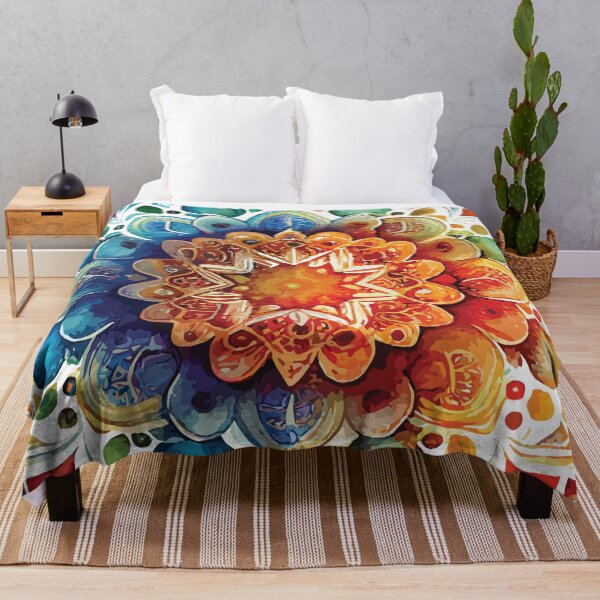 Item preview, A Boho Mandala in Earthy tones: Sacred Space Mandalas Collection designed and sold by GVRDesign.