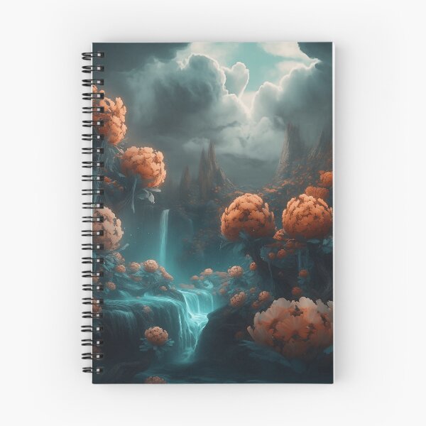 Item preview, Waterfalls floral surrealism designed and sold by LJaco.