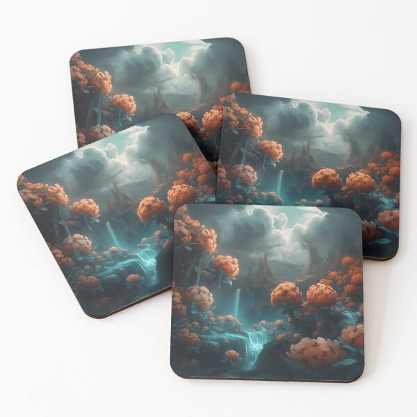 Item preview, Waterfalls floral surrealism designed and sold by LJaco.