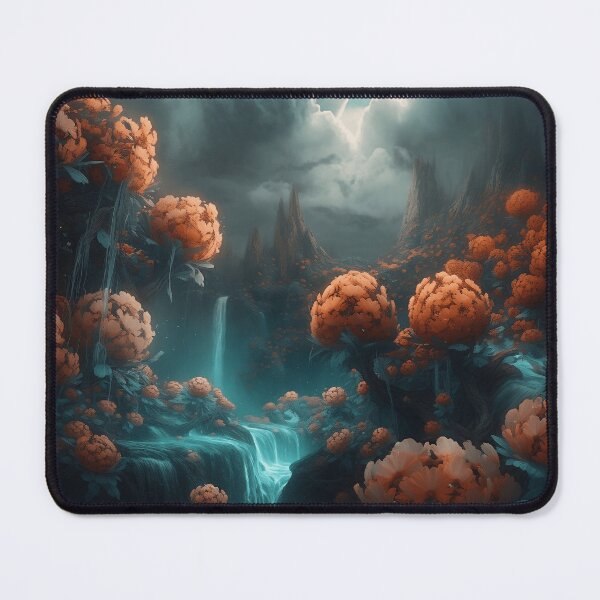 Item preview, Waterfalls floral surrealism designed and sold by LJaco.