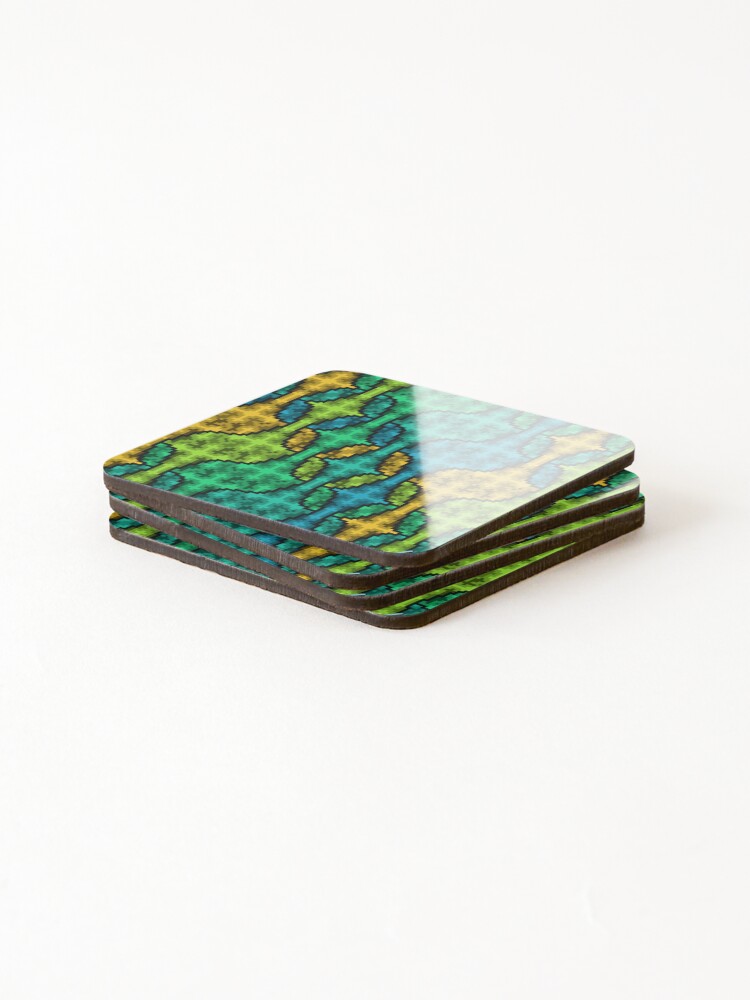 Thumbnail 4 of 5, Coasters (Set of 4), Spring Columns designed and sold by ericjmenzel.