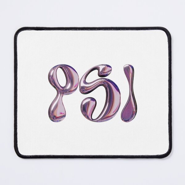 Item preview, pink chrome psi designed and sold by BlossomLane.