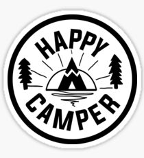 Glücklicher Camper Sticker