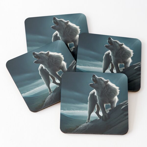 Item preview, Howling Wolf realistic Art designed and sold by MNMLST-.