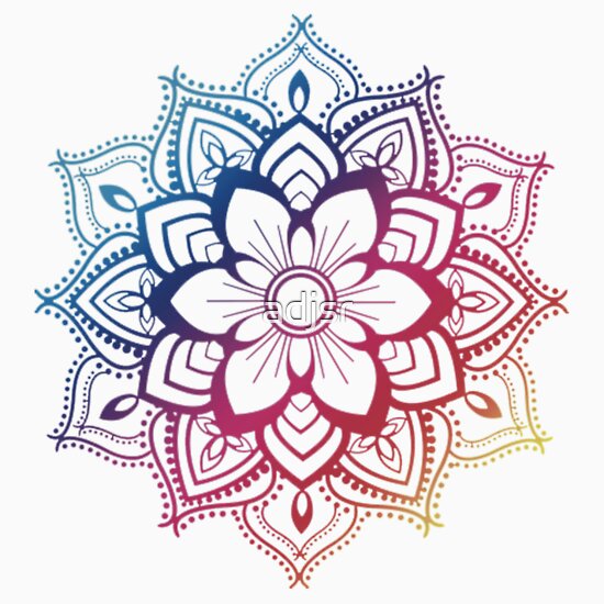 Rainbow Mandala: Stickers | Redbubble