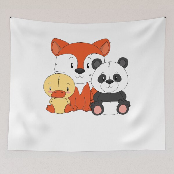 Item preview, Duck Panda Fox Cute Bahroo Rooduck designed and sold by MaryWhi43.