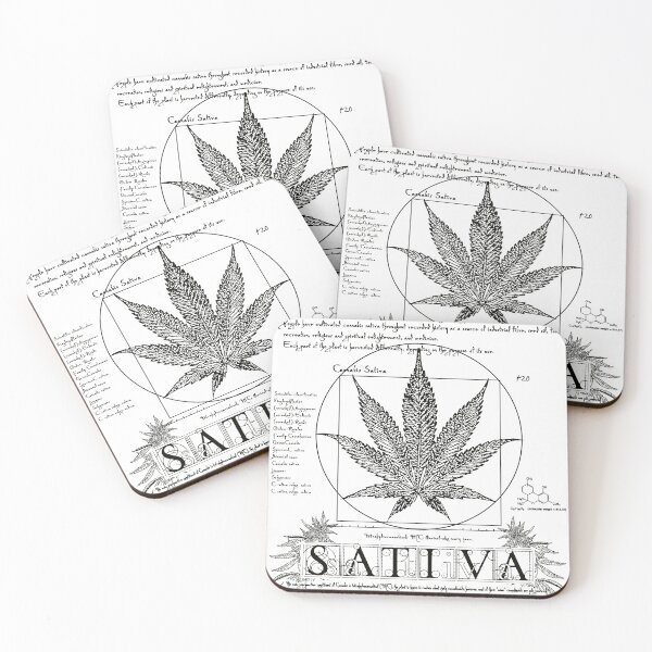 Item preview, Vitruvian Cannabis designed and sold by BuzzDalways.