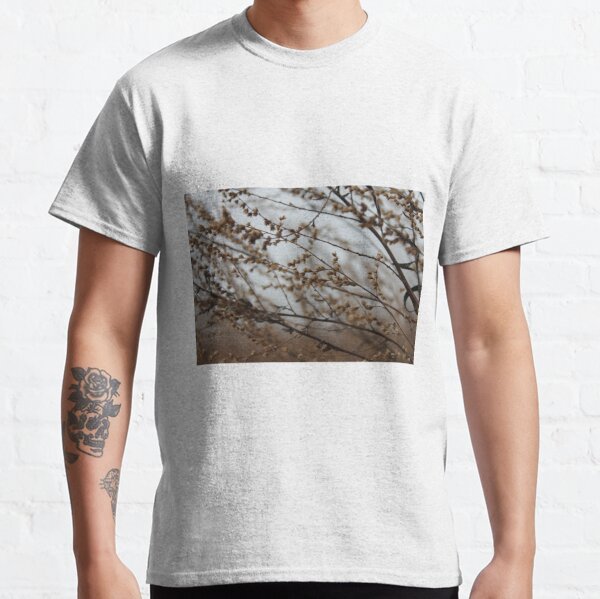 Beautiful view of dry plants in late autumn Classic T-Shirt
