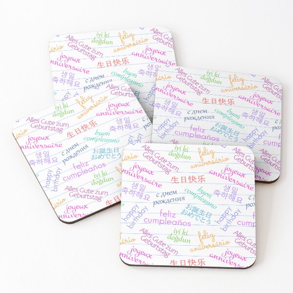 Item preview, Polyglot Birthday designed and sold by mixMixtli.