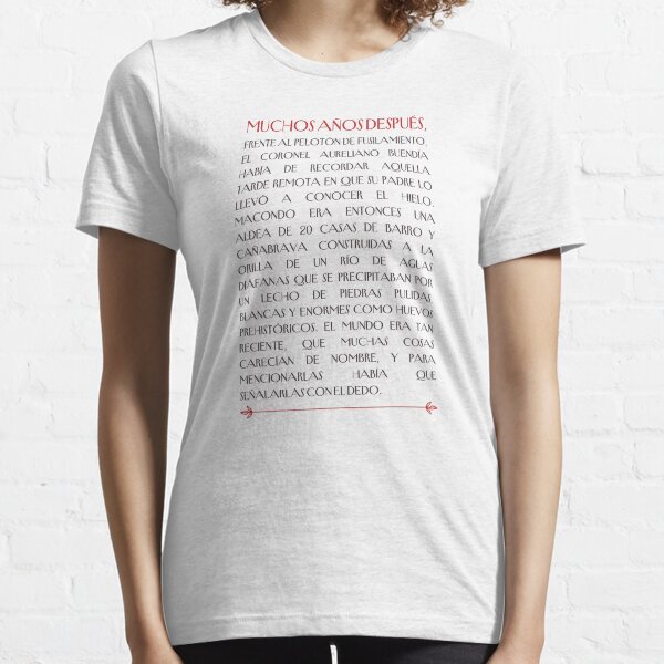 Item preview, Cien años de soledad designed and sold by Film-T-Shirts.