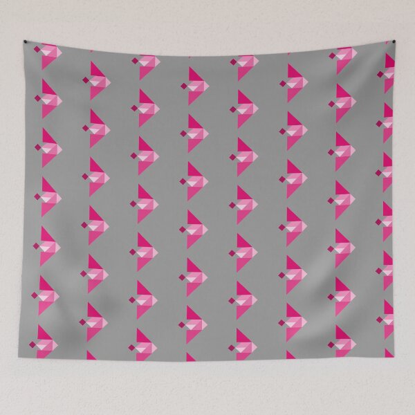 Item preview, Pink Fish (on gray) designed and sold by SyPhelan.