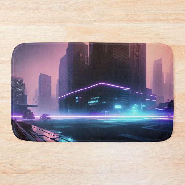 Item preview, Luminous Metropolis: A Retrowave Cityscape designed and sold by Mitrodoros.