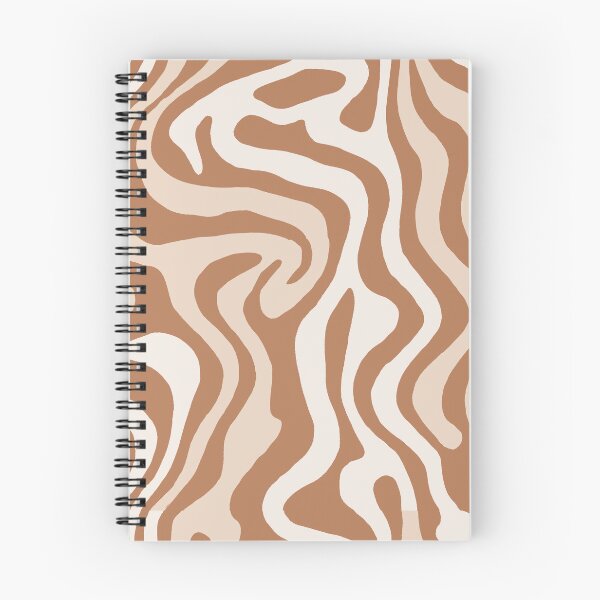 Item preview, Abstract retro neutral liquid lines pattern designed and sold by ankka.