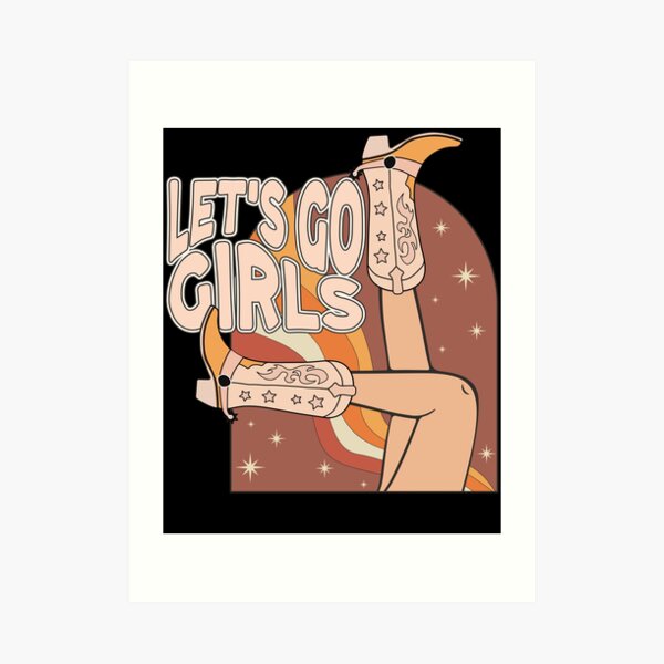 Let&#39;s Go Girls, Pink Cowboy Cowgirl Rodeo Hat Preppy Aesthetic  Bachelorette Party, HOWDY Y&amp;amp;#39;ALL, White Background Spiral  Notebook for Sale by PEARROT