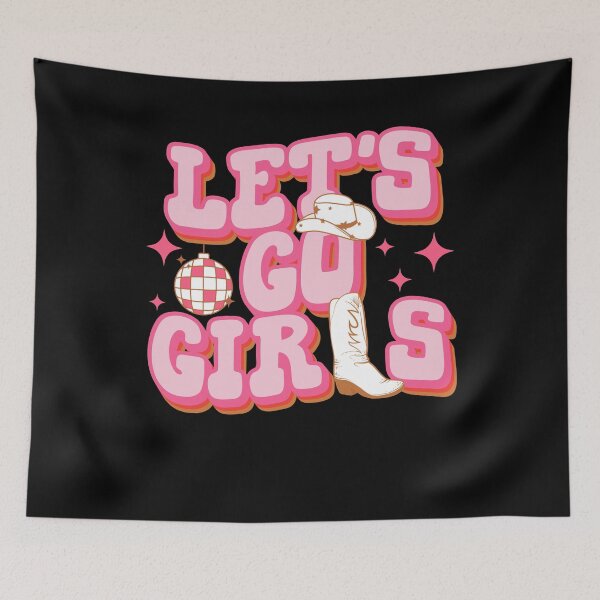 Item preview, Let's Go Girls Cowboy Hat Cowgirl Boots Bachelorette Party designed and sold by feel-good-club.