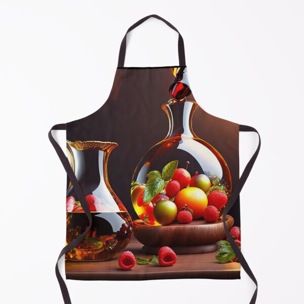 Item preview, 4K Hyper-Realistic Painting of Fruit in Glass Decanter and Jug designed and sold by KALEIDOSCOPE UK.