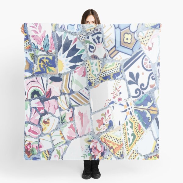 Gaudi Park Guell Mosaic Scarf