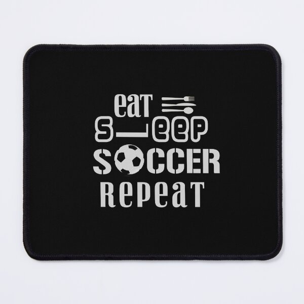 Item preview, Eat Sleep Soccer Repeat designed and sold by teebubbleshop.