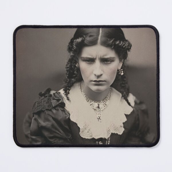 Item preview, Vintage Photograph of a Victorian 1800s Disturbed Young Girl designed and sold by KALEIDOSCOPE UK.