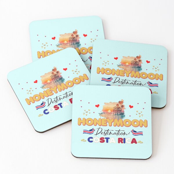 Item preview, Honeymoon Destination Costa Rica Couple Love Matching designed and sold by Nzgiftsandmore.