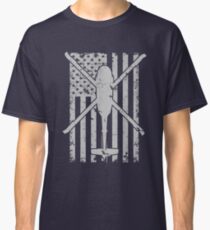 UH60 Blackhawk Vintage Flag Design Classic T-Shirt