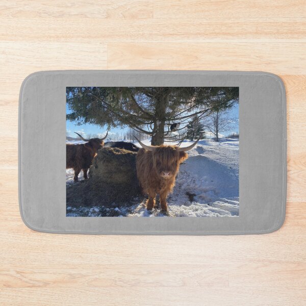 Item preview, Scottish Highland Cattle Cow and cat 4324 designed and sold by SaarelaHighland.