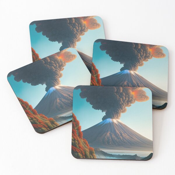 Item preview, Volcanic Fury: A Digital AI Fantasy Landscape designed and sold by stine1.