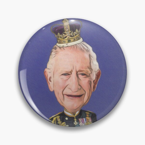 Item preview, King Charles Coronation Cartoon designed and sold by NikkiBear67.