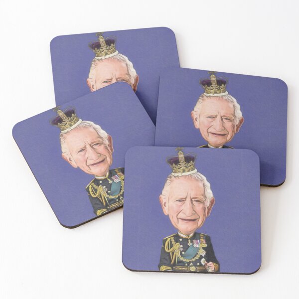 Item preview, King Charles Coronation Cartoon designed and sold by NikkiBear67.