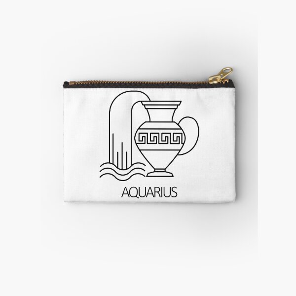Item preview, Aquarius Zodiac Sign - Black designed and sold by SimpleWorksSK.
