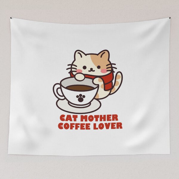 Item preview, Cat Mother Coffee Lover designed and sold by Lychee Design.