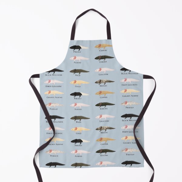 Item preview, Labelled Axolotls Pattern designed and sold by Charloote.