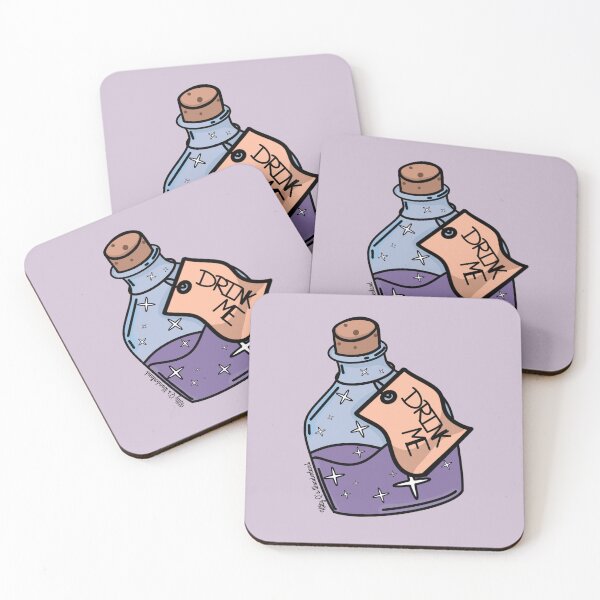 Item preview, Magical Drink Me Purple Alice in Wonderland Bottle designed and sold by KQsWonderland.