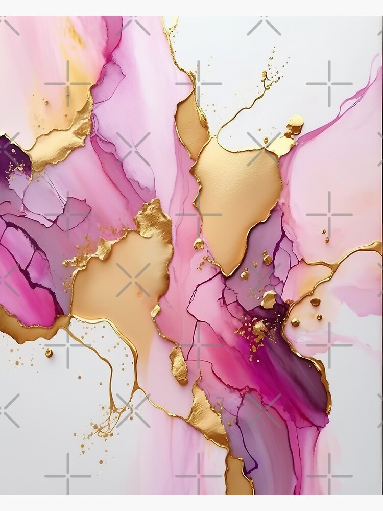 Liquid Gold Greeting Card