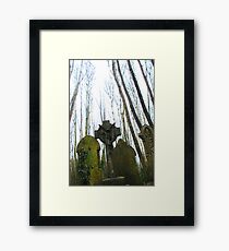 Gravestones Framed Print