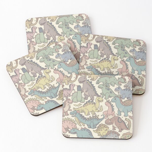Item preview, Cute and Colorful Dinosaur Pattern designed and sold by RobotBadGuy0.