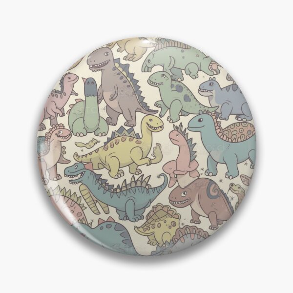 Item preview, Cute and Colorful Dinosaur Pattern designed and sold by RobotBadGuy0.